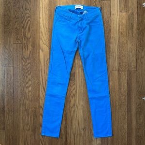 Abercrombie kids blue jeans. Girls size 14. Used.